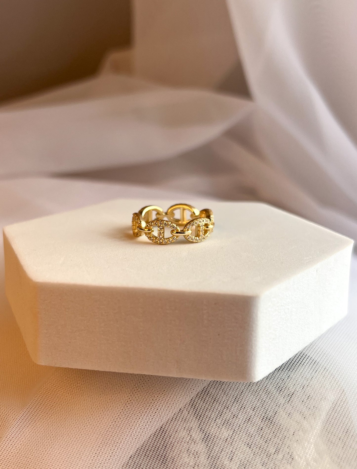 HEAVEN CHAIN RING