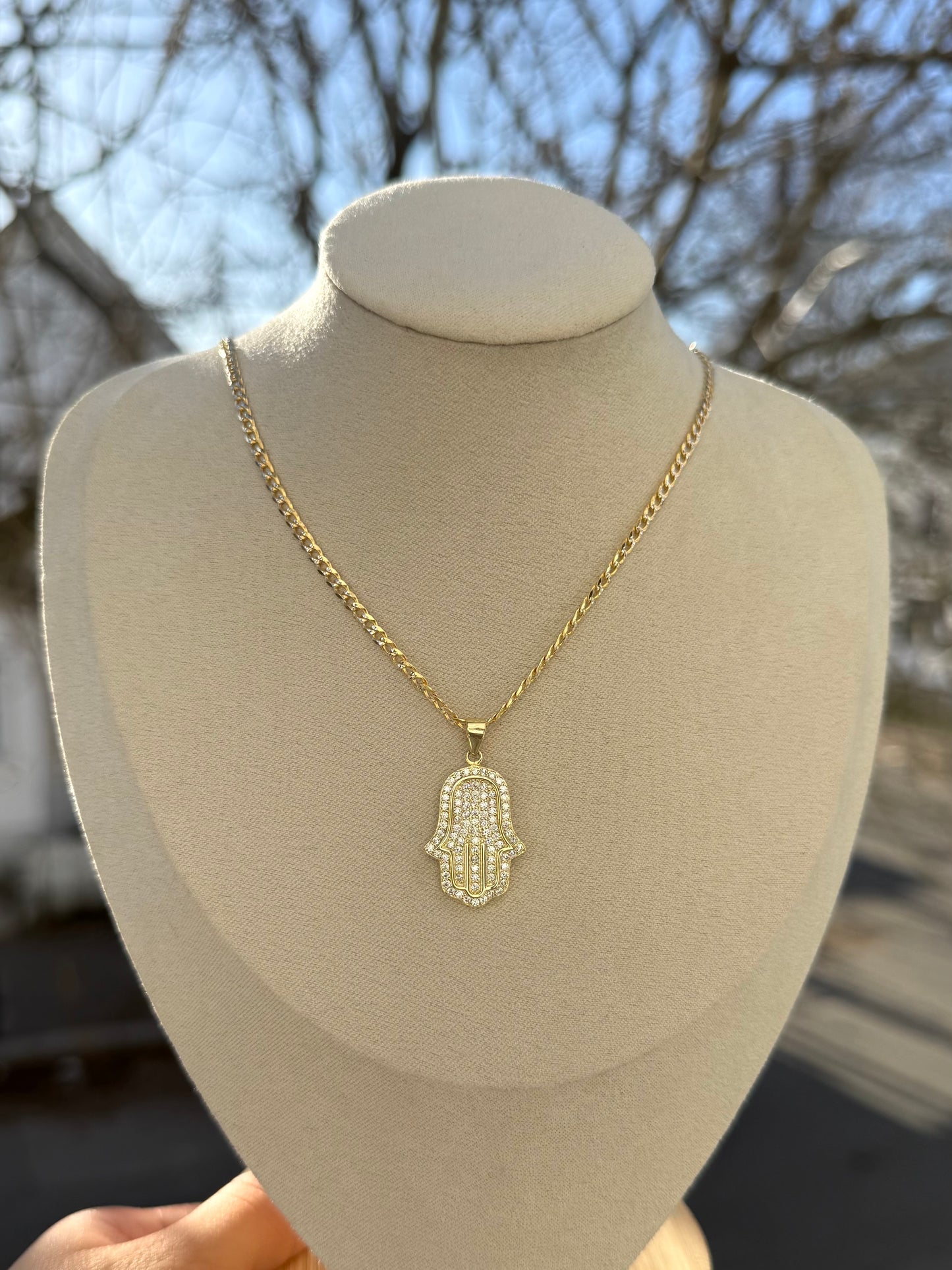 HAMSA HAND NECKLACE