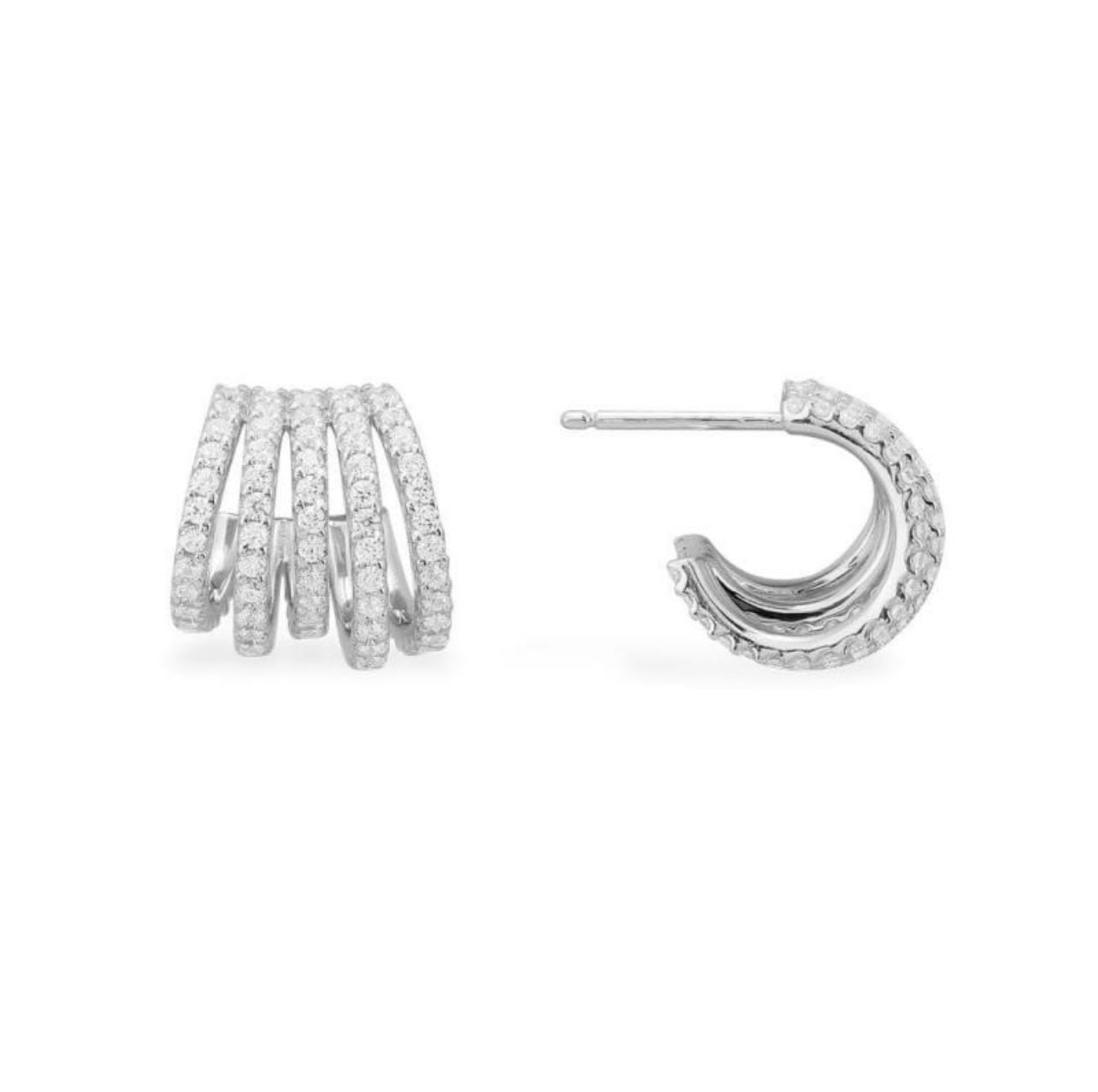 FIVE-HOOP EARRINGS