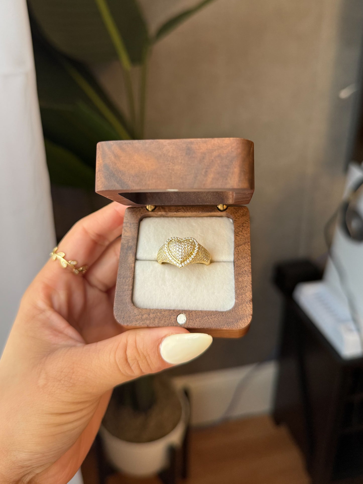 Aurora Heart Ring