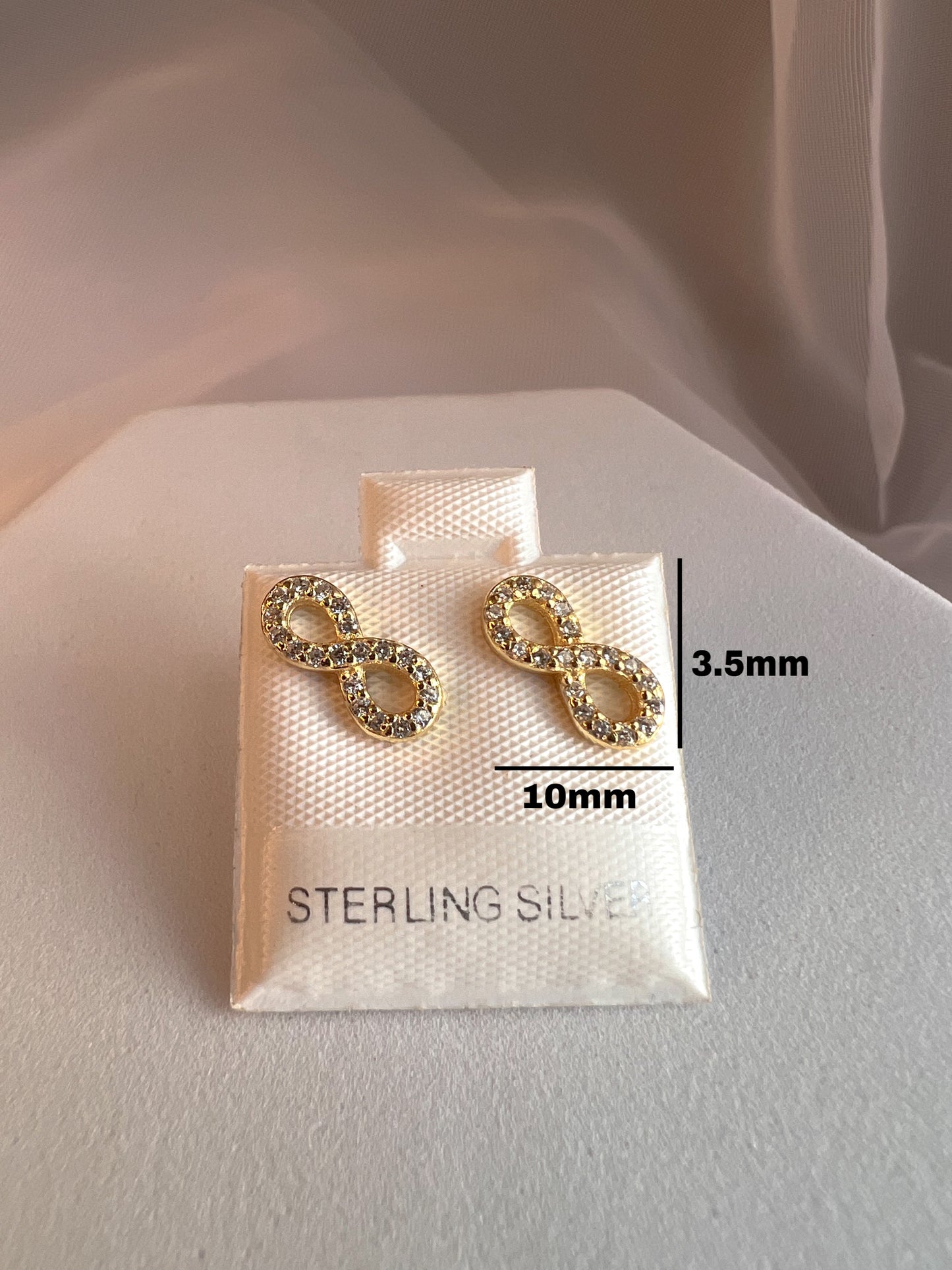 INFINITY STUD EARRINGS