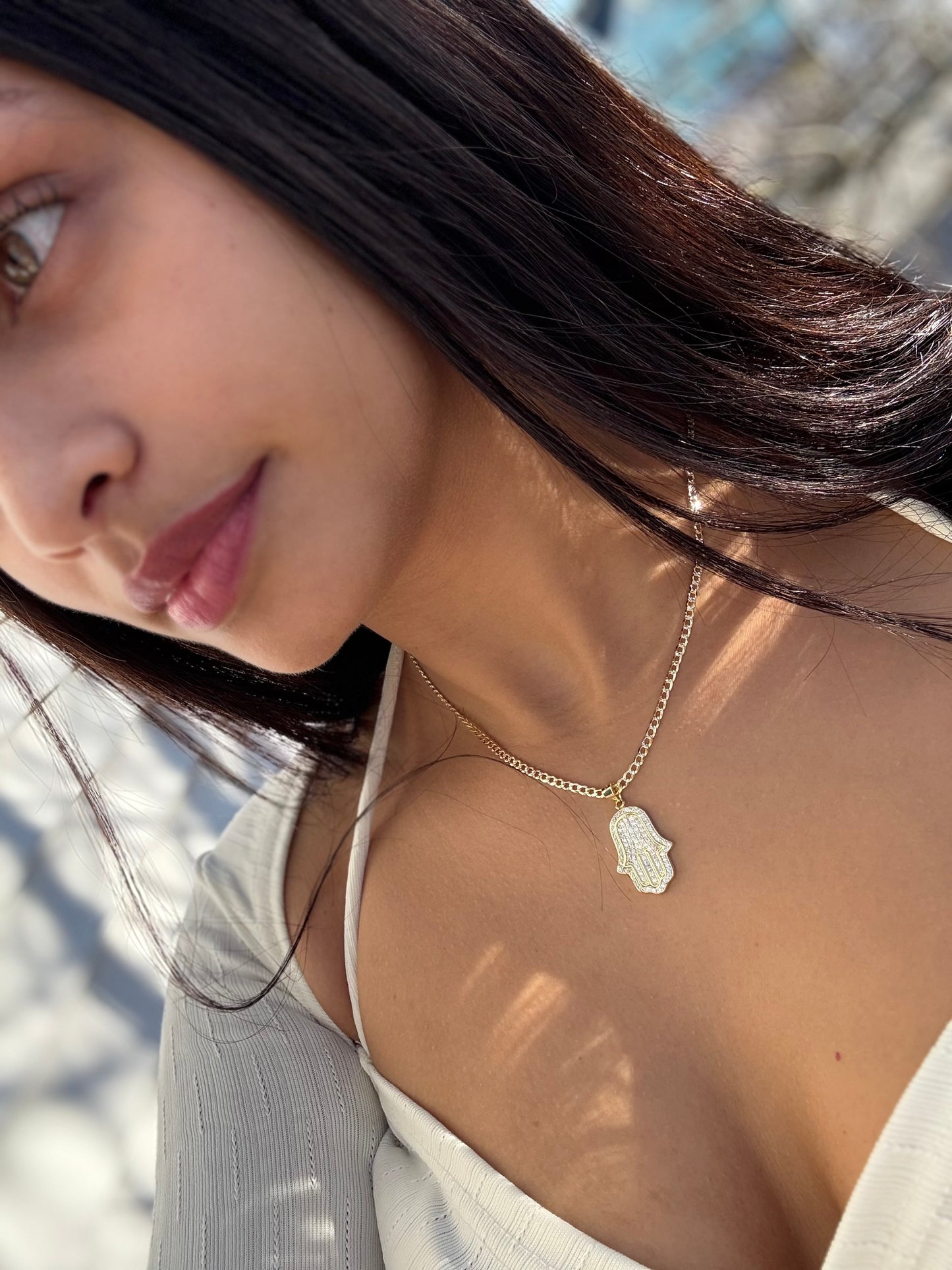HAMSA HAND NECKLACE