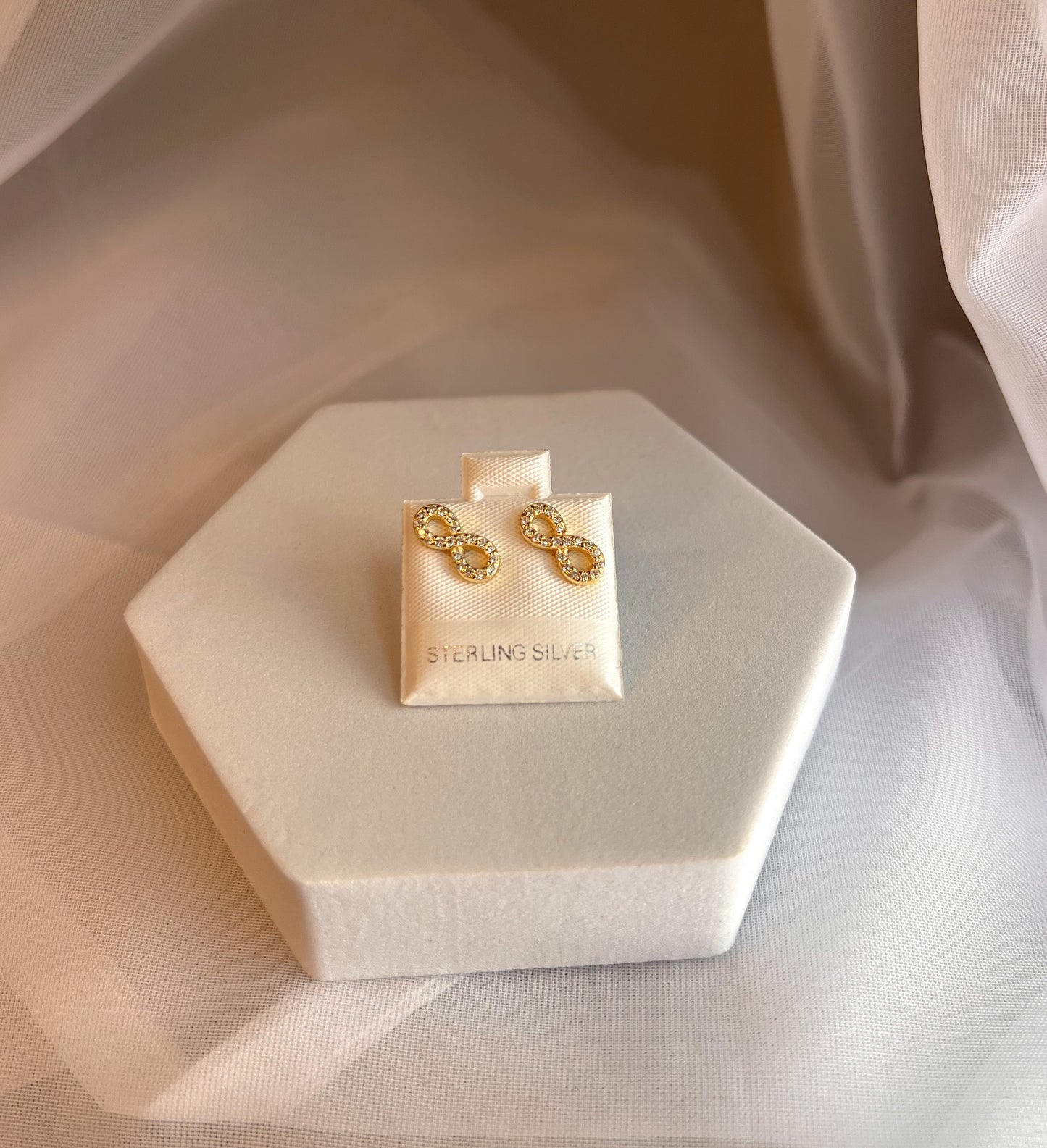 INFINITY STUD EARRINGS
