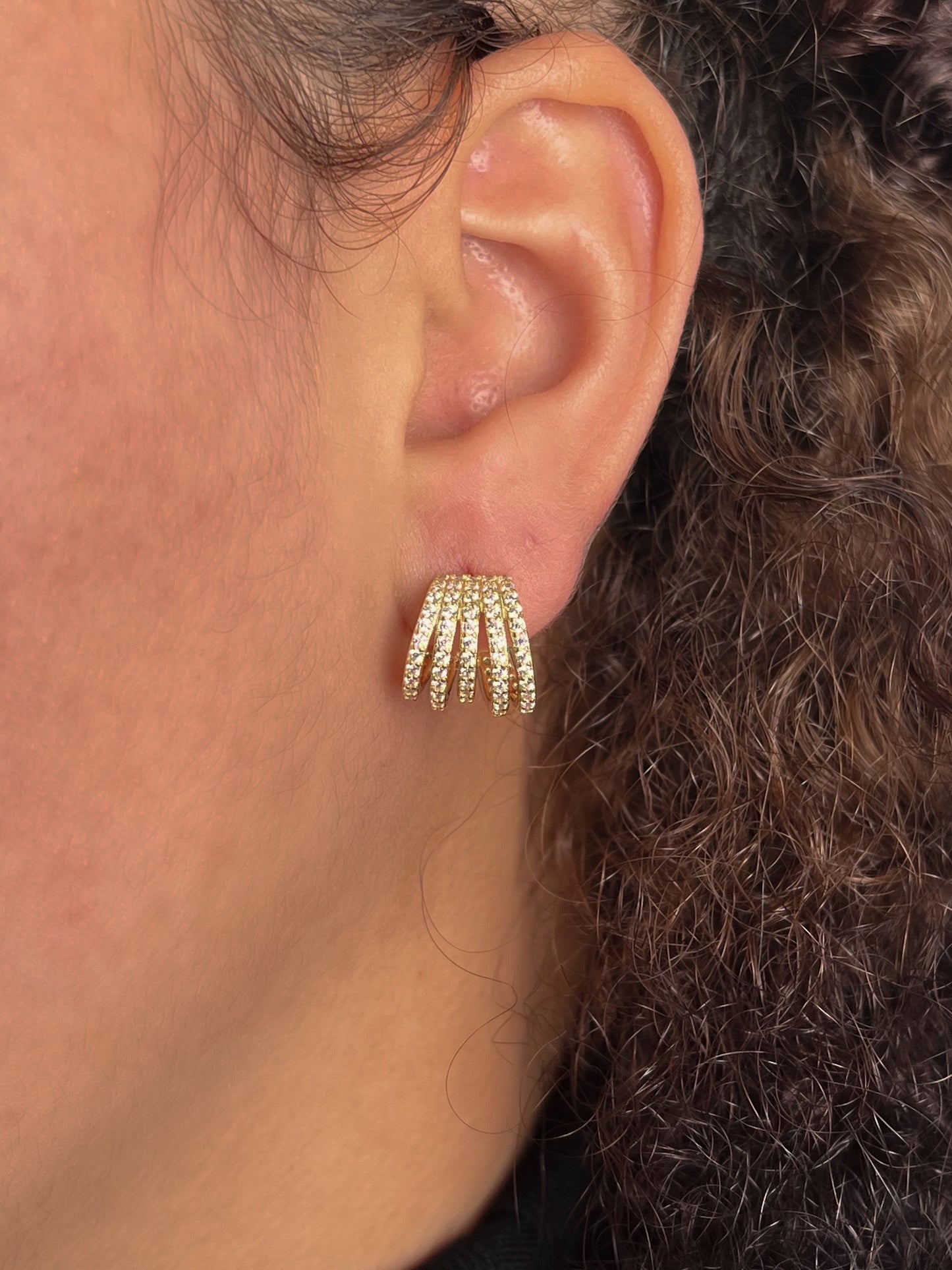 FIVE-HOOP EARRINGS