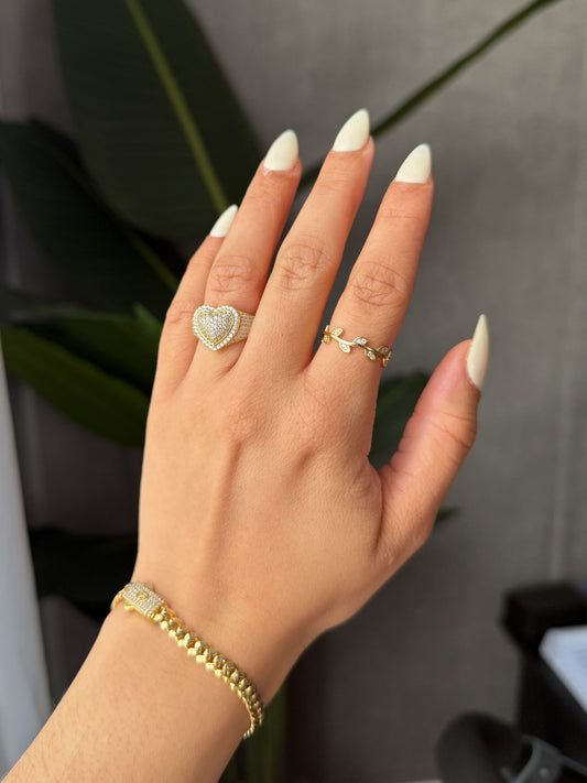 Aurora Heart Ring