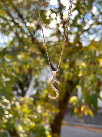CUSTOM CURSIVE INITIAL NECKLACE