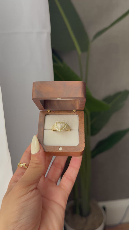 Aurora Heart Ring